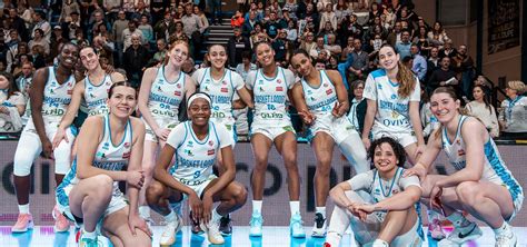 Infographie comparant les statistiques des joueuses clés du TGB et de Basket Landes lors de la finale.