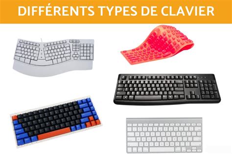 Schéma comparatif des différents types de claviers pour tablettes Samsung