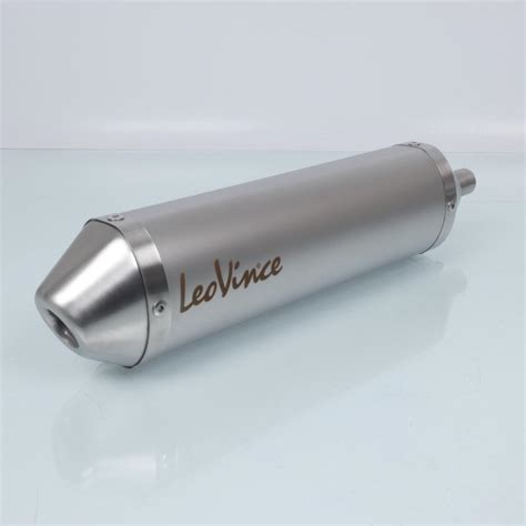 Photo du pot d'échappement LeoVince ZX avec cartouche carbone