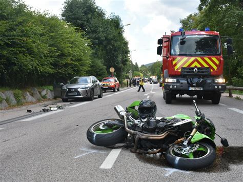 Croisement routier où s'est produit l'accident mortel de motard