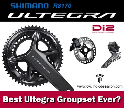 Schéma comparatif des améliorations du groupe Shimano Ultegra Di2 R8170 par rapport à la génération précédente