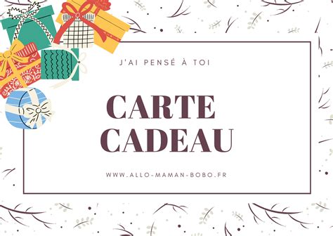 Illustration d'une carte cadeau avec un logo de motocross