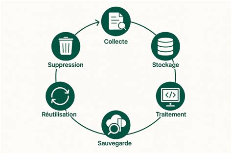 Schéma expliquant la collecte des données du serveur (Server-Logfiles)