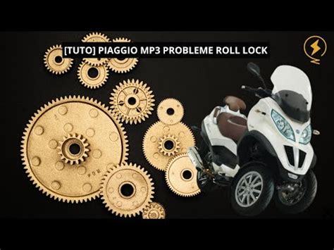 Vue éclatée du système Roll Lock sur un Piaggio MP3