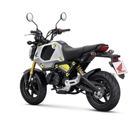 Exemple de Honda MSX125 Grom personnalisée avec des accessoires
