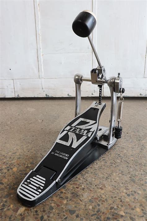 Photo du pédalier de grosse caisse Tama Power Glide en action, montrant la perspective du batteur.