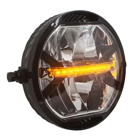 Phare avant LED de la Ducati Scrambler avec le logo 