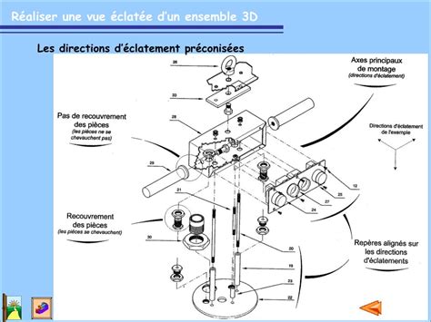 Exemple de vue éclatée d'un cyclomoteur avec numérotation des pièces