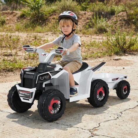 Quad enfant électrique Honda ATV avec grandes roues