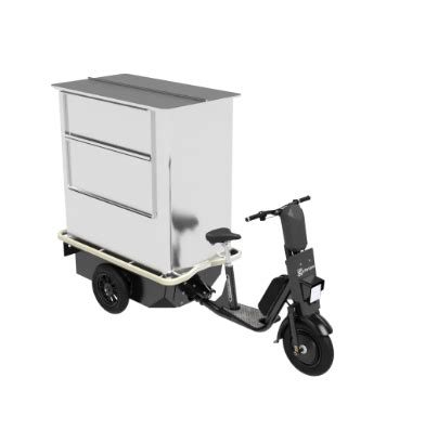 Infographie détaillée du triporteur Cobrane A1 XL avec ses dimensions et capacités