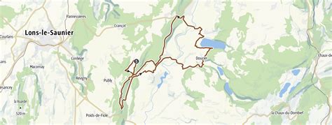 Carte des parcours VTT autour du lac de Savenay, avec mise en évidence des sections techniques et des points de vue.