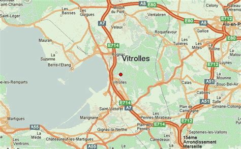 carte de Vitrolles et ses environs
