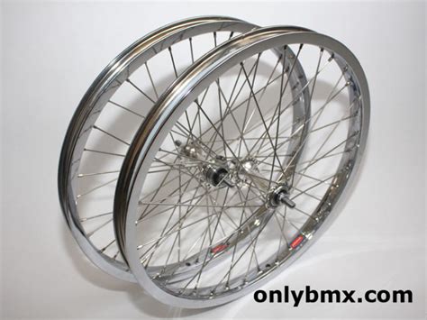 Jantes BMX Araya vintage avec couleurs anodisées
