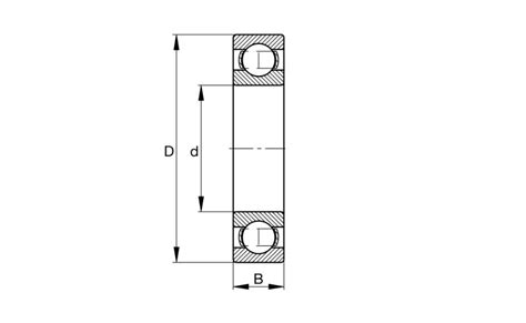 Schéma technique des roulements de pédalier avec dimensions (diamètre intérieur, extérieur, épaisseur)