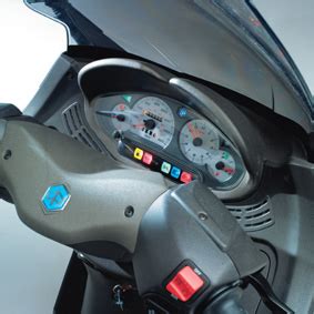 Illustration schématique d'un scooter PIAGGIO X8