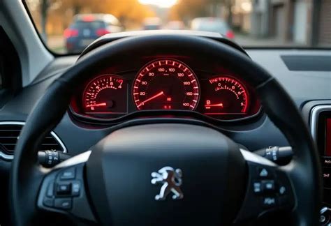 Photo du tableau de bord du Peugeot Satelis.