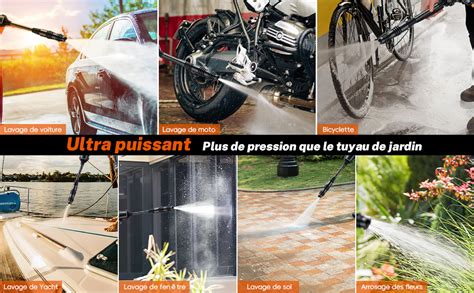 Comparaison visuelle des méthodes de nettoyage : nettoyeur haute pression vs. lavage manuel.