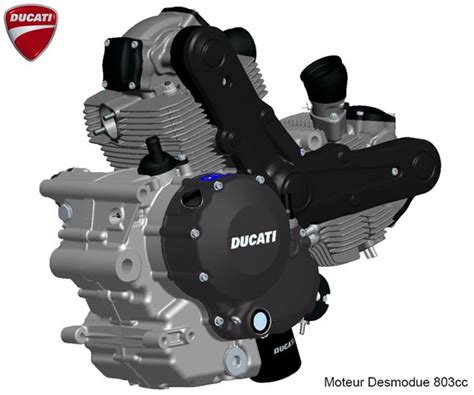 Détail du moteur bicylindre en L refroidi par air de la Ducati SportClassic 1000, mettant en évidence les culasses Desmodromiques