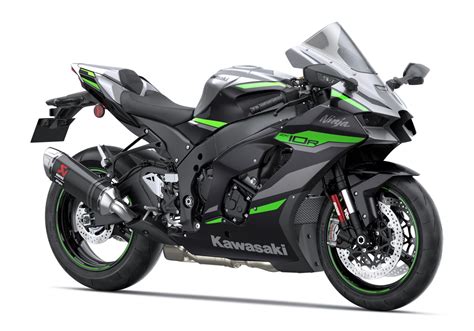 Une illustration détaillée de la Kawasaki ZX-10R, prête à être coloriée, avec ses lignes agressives et son carénage sportif.