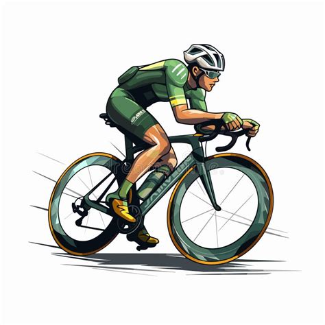 Illustration d'un coureur cycliste dans un style futuriste, avec des lignes de force et des courbes d'écho.