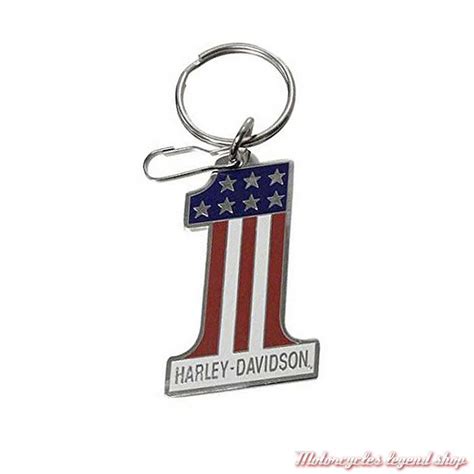 Image d'un porte-clés de moto Harley-Davidson avec un émetteur d'alarme.