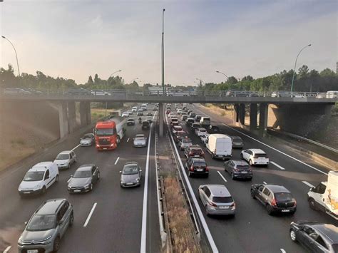 Schéma illustrant la localisation de l'accident sous le pont du périphérique à Toulouse