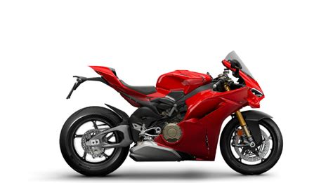 Vue de profil d'une Ducati Panigale V4 S moderne, mettant en avant ses lignes agressives et ses composants haut de gamme.