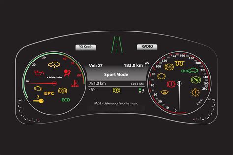 Tableau de bord de la Honda VFR 800 avec indicateurs de consommation