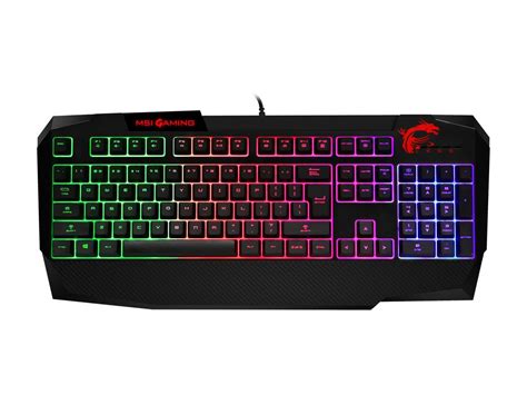 Clavier MSI Interceptor DS4200 avec éclairage RGB