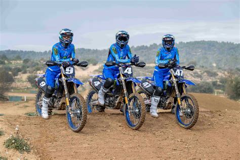 Schéma des équipes officielles Yamaha en MXGP et MX2 pour la saison 2024