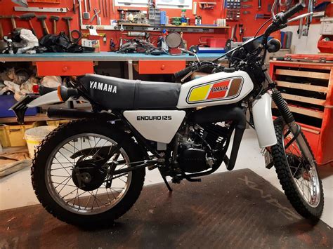 Yamaha DTMX 125 de 1977 après restauration complète