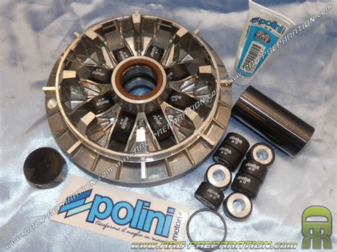 Illustration de divers galets Polini pour scooter Yamaha TMAX