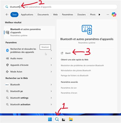 Schéma des paramètres Bluetooth sur un smartphone Huawei