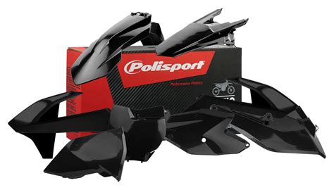 Schéma comparatif montrant les composants d'un kit standard et d'un kit spécial Polisport.