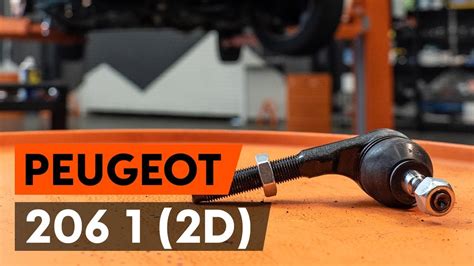Gros plan sur une rotule de direction de Peugeot 206