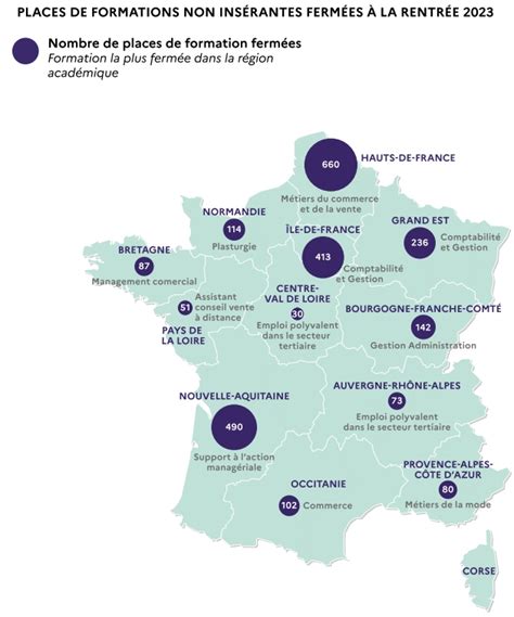 Carte des organismes de formation habilités pour le motocyclisme en France