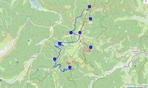 Carte schématique du parcours VTT de 3 jours dans les Alpilles.
