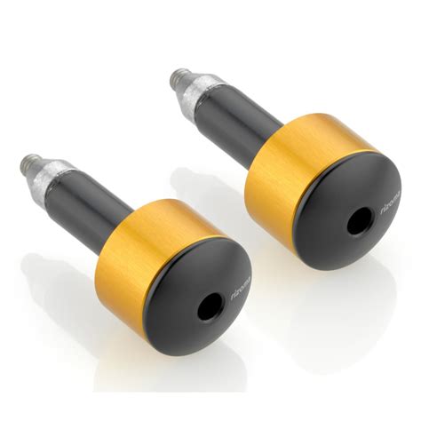 Comparaison visuelle entre des embouts de guidon légers et des embouts de guidon plus lourds, potentiellement lestés.