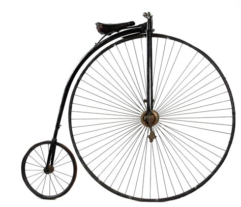 Illustration du Grand Bi, un vélo emblématique de la fin du XIXe siècle avec une grande roue avant.