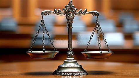 Illustration symbolique de la justice avec une balance et un marteau