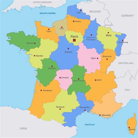 Carte de France avec un point d'intérêt à Toulouse, symbolisant le lieu de stockage