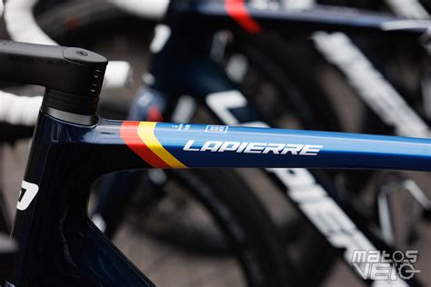 Photo d'un vélo Lapierre utilisé par l'équipe FDJ