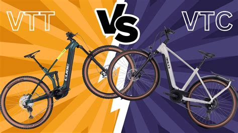 Comparaison visuelle des VTC, VTT et VAE