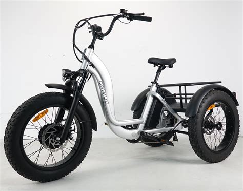 Gros plan sur un siège ergonomique de tricycle électrique avec dossier.