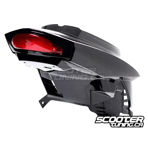 Photo de la coque arrière BCD Rx pour MBK Booster avec feu LED