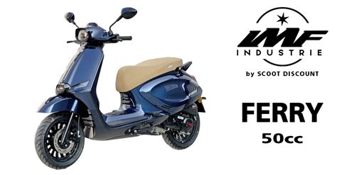 Photo du scooter IMF Industrie Ferry 125 dans un style rétro