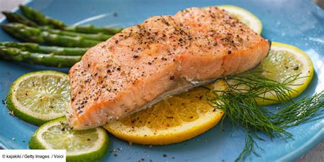 Schéma expliquant les étapes de la cuisson du saumon à la poêle