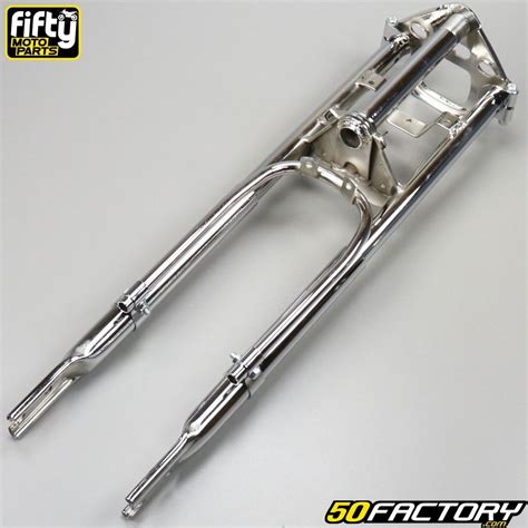 Photo de la fourche chromée EBR pour Peugeot 103 MVL