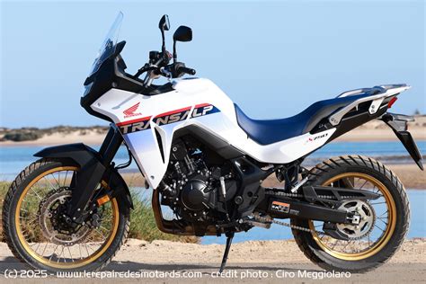 Schéma de la Honda Transalp avec ses composants principaux