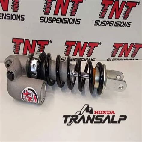 Détail des suspensions Showa de la Honda Transalp